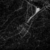 Stadtplan STUTTGART - Just a black Map I Digitaldruck Stadtkarte citymap City Poster Kunstdruck Stadt Karte Bild 2