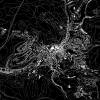 Stadtplan SUHL - Just a black Map I Digitaldruck Stadtkarte citymap City Poster Kunstdruck Stadt Karte Bild 4