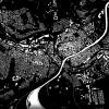 Stadtplan ULM - Just a black Map I Digitaldruck Stadtkarte citymap City Poster Kunstdruck Stadt Karte Bild 3