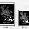Stadtplan NORDHAUSEN - Just a black Map I Digitaldruck Stadtkarte citymap City Poster Kunstdruck Stadt Karte Bild 5