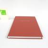 Notizbuch, bemerkenswert, DIN A5, rost-rot, gold Prägung, 100 Blatt Bild 4