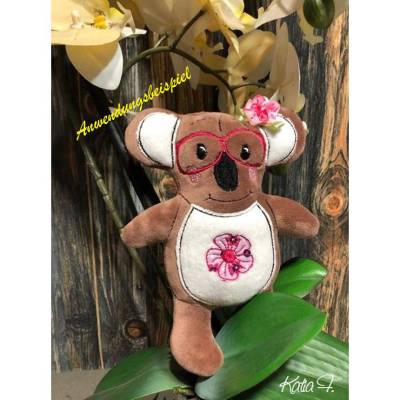 * Koala  ITH -  Gell do gugsch * 13 x 18 cm, Stickdatei mit Anleitung