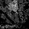 Stadtplan WIESBADEN - Just a black Map I Digitaldruck Stadtkarte citymap City Poster Kunstdruck Stadt Karte Bild 3