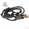 Leine Halsband Set schwarz rosegold, für kleinere Hunde, verstellbar Bild 2