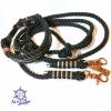 Leine Halsband Set schwarz rosegold, für kleinere Hunde, verstellbar Bild 9