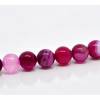 10 Achat-Perlen, Schmuckperlen, 8mm, weiss, fuchsia, grün Bild 9