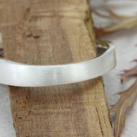 Schmaler Ring aus Silber 925/-, Irisblatt Bild 4