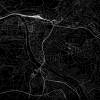 Stadtplan WÜRZBURG - Just a black Map I Digitaldruck Stadtkarte citymap City Poster Kunstdruck Stadt Karte Bild 2