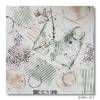 Acrylbild Quadro Geometrix auf Malpapier, ungerahmt im 4er Set in Naturtönen, Wandbilder, Dekoration, Kunst Bild 5