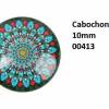 10 Cabochons-Motivauswahl,10mm-Glassteine-Glascabochon-Motiv-Mandula,Muster, Kaleidoskop Bild 2
