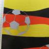 Jersey Baumwolljersey Fußball Streifen Wavy Stripes schwarz-rot-gold  Oeko-Tex Standard 100(1 m/13,-€) Bild 3