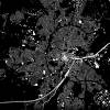 Stadtplan OLDENBURG - Just a black Map I Digitaldruck Stadtkarte citymap City Poster Kunstdruck Stadt Karte Bild 3