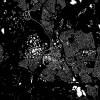 Stadtplan MOERS - Just a black Map I Digitaldruck Stadtkarte citymap City Poster Kunstdruck Stadt Karte Bild 3