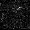 Stadtplan MÖNCHENGLADBACH - Just a black Map I Digitaldruck Stadtkarte citymap City Poster Kunstdruck Stadt Karte Bild 2