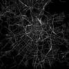 Stadtplan MOSKAU - Just a black Map I Digitaldruck Stadtkarte citymap City Poster Kunstdruck Stadt Karte Bild 2