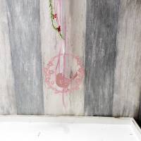Fensterschmuck, Metallvogel Hänger in rosa, Frühlingsdeko, Hängedeko, Hängeteil, Bild 1