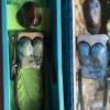 Keramik-Figur "Lady in Blue" in Geschenkbox mit Schuber - Geldgeschenk Bild 4