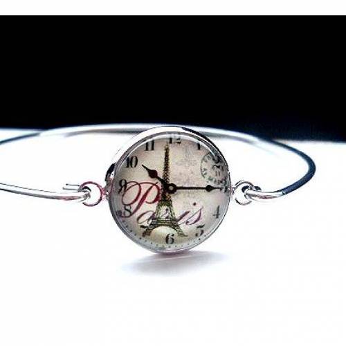 Armband- Armreif im Vintage-Stil, Cabochon, Frankreich, Paris, 23