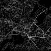 Stadtplan POTSDAM - Just a black Map I Digitaldruck Stadtkarte citymap City Poster Kunstdruck Stadt Karte Bild 2