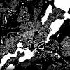 Stadtplan POTSDAM - Just a black Map I Digitaldruck Stadtkarte citymap City Poster Kunstdruck Stadt Karte Bild 3