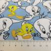Jersey Baumwolljersey Tweety   Looney Tunes hellblau Oeko-Tex Standard 100 (1m/17,50€) Bild 2