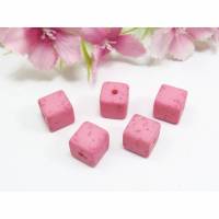 5 Polariswürfel Gala Sweet 8mm, Farbe pink Bild 1