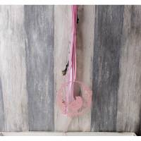Fensterschmuck, Metallvogel Hänger in rosa, Frühlingsdeko, Hängedeko, Hängeteil, 2 Bild 1
