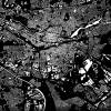 Stadtplan NÜRNBERG - Just a black Map I Digitaldruck Stadtkarte citymap City Poster Kunstdruck Stadt Karte Bild 3