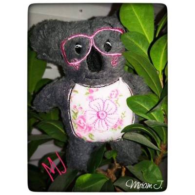 Koala ITH - Stickdatei,  Gell do gugsch 20 x 30 Rahmen