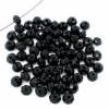 200  FACETTIERTE GLASPERLEN , Perlen, Schmuckperlen, Glasperlen, schwarz, geschliffen Bild 2