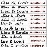 Wolf Schmusetier Kuscheltier mit Namen & Datum bestickt / personalisiert Bild 3