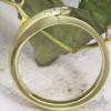 Schmaler Ring aus Gold 585/- mit Brillanten, Irisblatt Bild 5