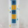 Taufkerze für Jungen,Mädchen, blau, gelb, Sterne, 250 x 70mm Bild 4