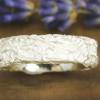 Ring aus Silber 925/-. Knitterring, ca 6 mm Bild 4