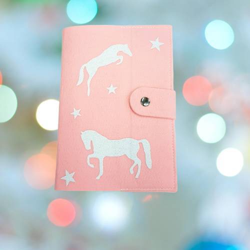 Notizbuch / Notizbuchhülle "Stars" ~ DIN A 5 * personalilsierbar