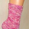 Sockenschmuck und Stulpenkette für Socken, Strümpfe, Beinstulpen und Armstulpen in rosa - silbernfarbig Bild 3