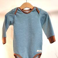 Longsleeve Body für Babys aus BIO Baumwolle mit Schlupfausschnitt Bild 1