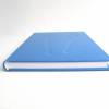 Rezeptbuch, laguneblau, hell-blau, DIN A5, 200 Seiten, Kochbuch, Hardcover Bild 3