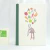 Rezeptbuch mit Illustrationen, hell-grün, DIN A5, 300 Seiten, Kochbuch, Elefant Bild 2