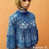 Lace- Tunika luftig gehäkelt im Boho- Style Dunkeljeans Blau Farbverlauf GOMITOLO DENIM Lana Grossa Bild 3
