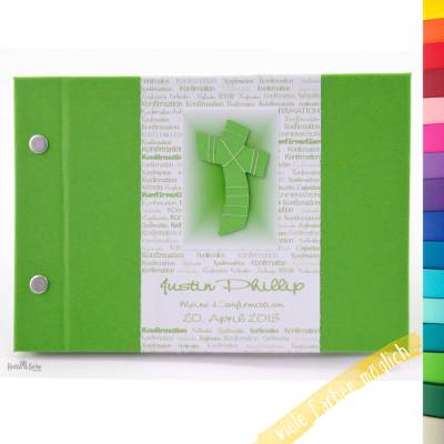 Gästebuch Fotoalbum Konfirmation, Kommunion oder Firmung 