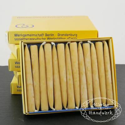 Baumkerzen ● 100% Bienenwachs ● handgezogen ● 12 x 1,3 cm