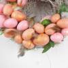 Osterkranz, Türkranz mit künstlichen Eiern in rosa, Kranz Ostern Bild 6