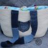 Tasche/Shopper aus Baumwollseil, Schultertasche, Strandtasche Bild 2