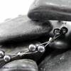 Luftig, filigrane Kette grau / dunkelgrau, Perlen und Bicone, Halskette auf Wunschlänge Bild 2
