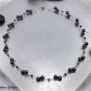 Luftig, filigrane Kette grau / dunkelgrau, Perlen und Bicone, Halskette auf Wunschlänge Bild 5