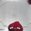 Luftig, filigrane Neckholderkette - zeitlose schöne Brautkette - schlichter Brautschmuck NUR für Dich angefertigt Bild 2