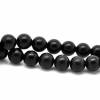 47 Achat-Perlen, Schmuckperlen, 8mm, schwarz Bild 2