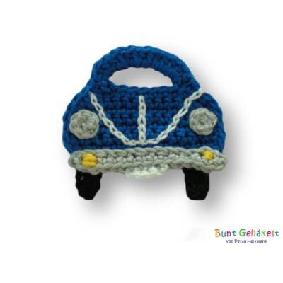Auto, Häkelapplikation, Aufnäher, Applikation, Jungenapplikation, Aufnäher für Jungs, Häkelbild
