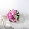 Brautstrauß künstlich, rosa creme, Hochzeitsaccessoires, Braut Strauss, Brautbouquet Bild 4
